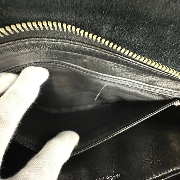 CHANEL Matelasse Backpack Chain Backpack Velor Black - Picture 4 of 15